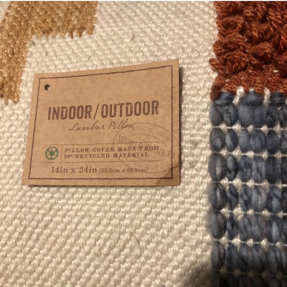 World Market Indoor/Outdoor Lumbar Pillows - Set of 2 - Picture 3 of 5
